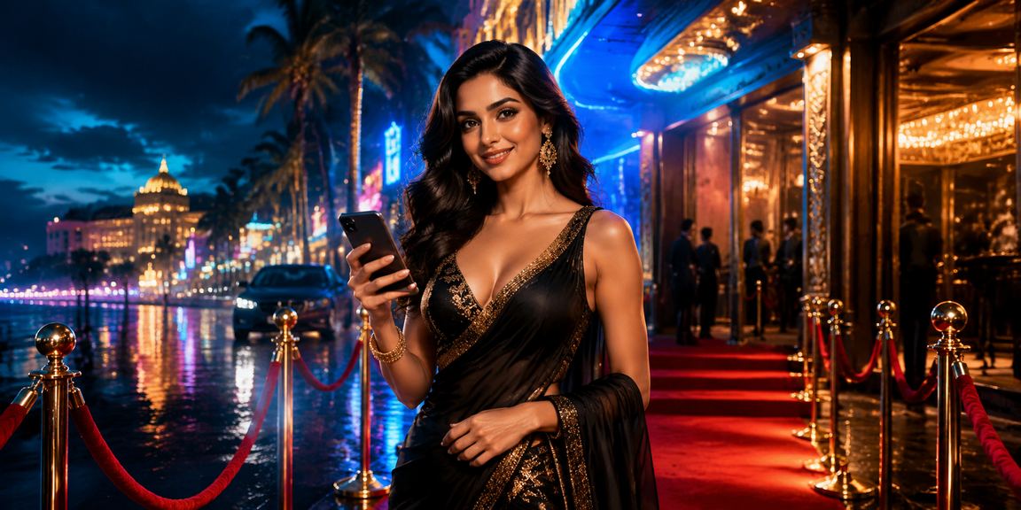 Cricket betting interfaces on a smartphone in Mumbai